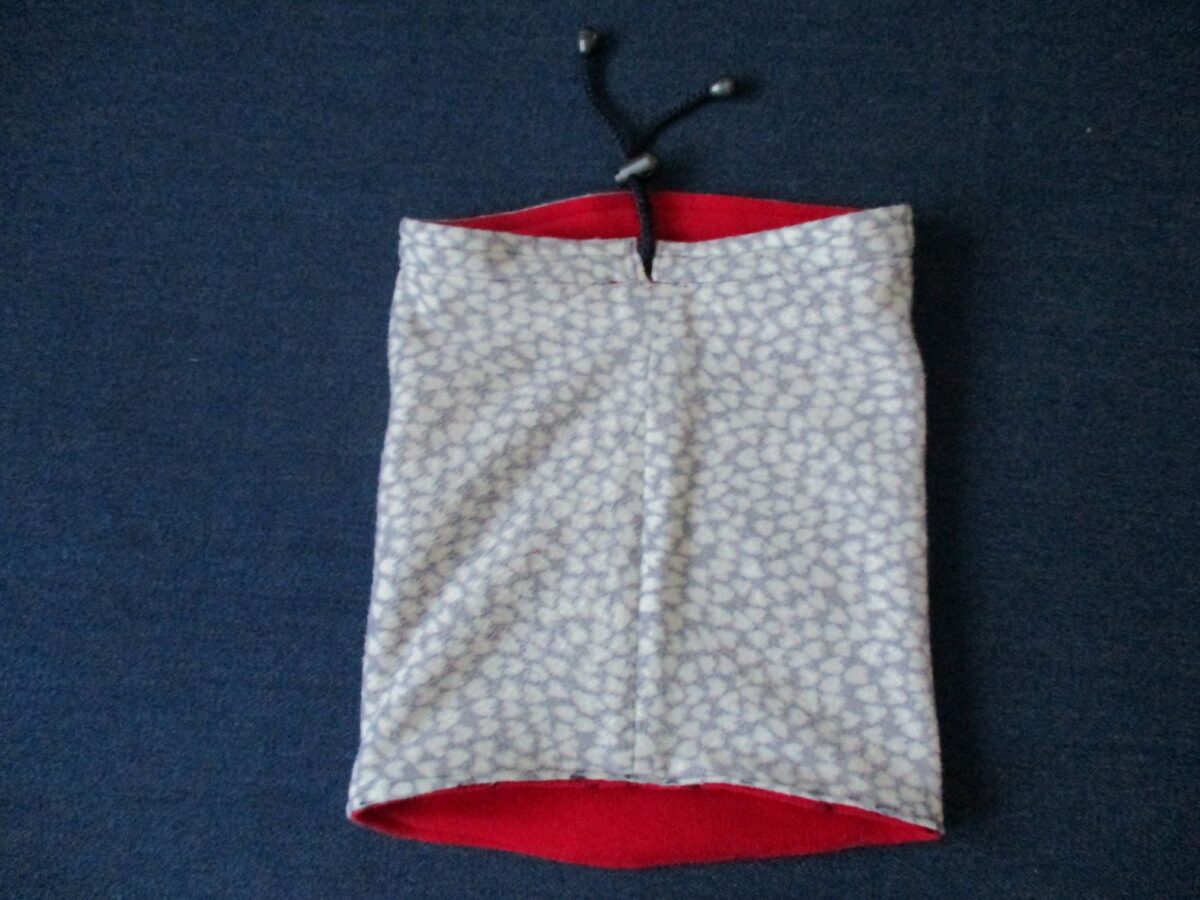 Fleece Neck Warmer/ Tube Scarf, Sewing Pattern, 8 Sizes For Child And Adult