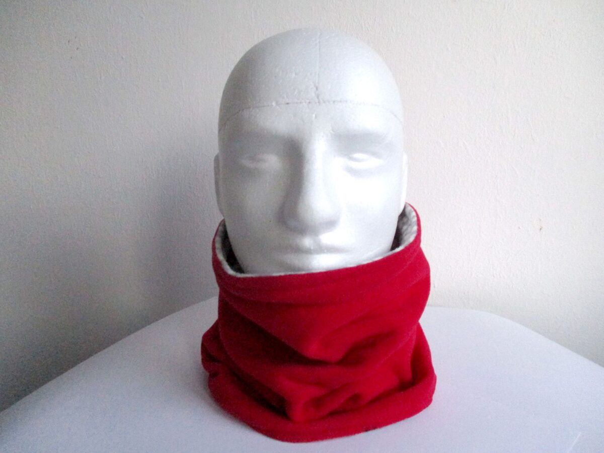 Fleece Neck Warmer/ Tube Scarf, Sewing Pattern, 8 Sizes For Child And Adult