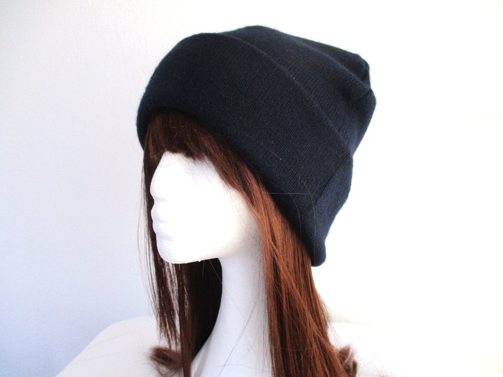 double layer winter fall spring watch jersey beanie hat, pdf sewing pattern with a photo tutorial, adult to baby (8 sizes)