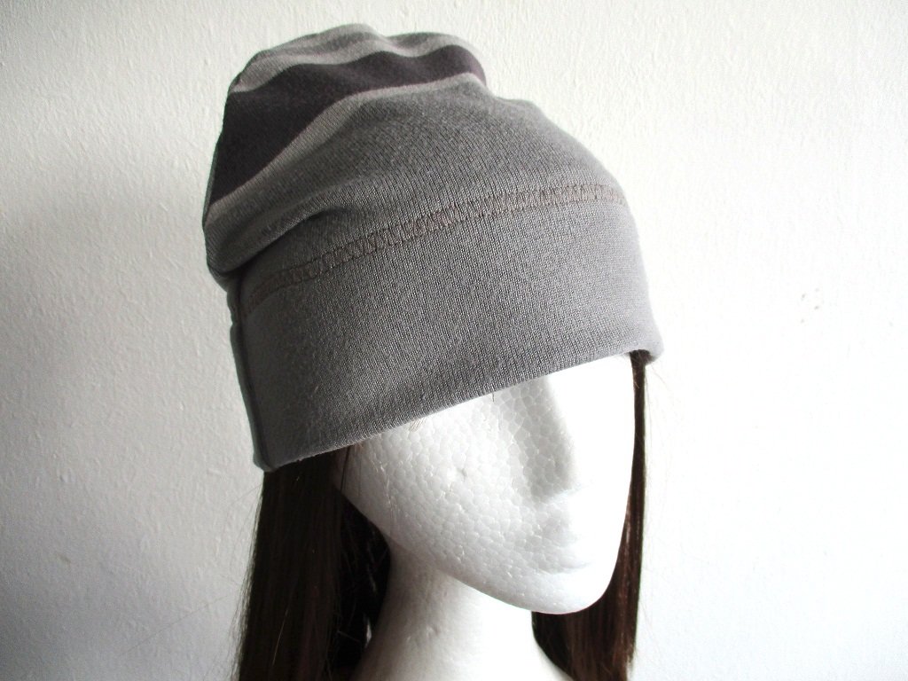 single layer summer jersey beanie / soft bad hair day hat / easy chemo cap, pdf sewing pattern and photo tutorial, adult to baby, (8 sizes)