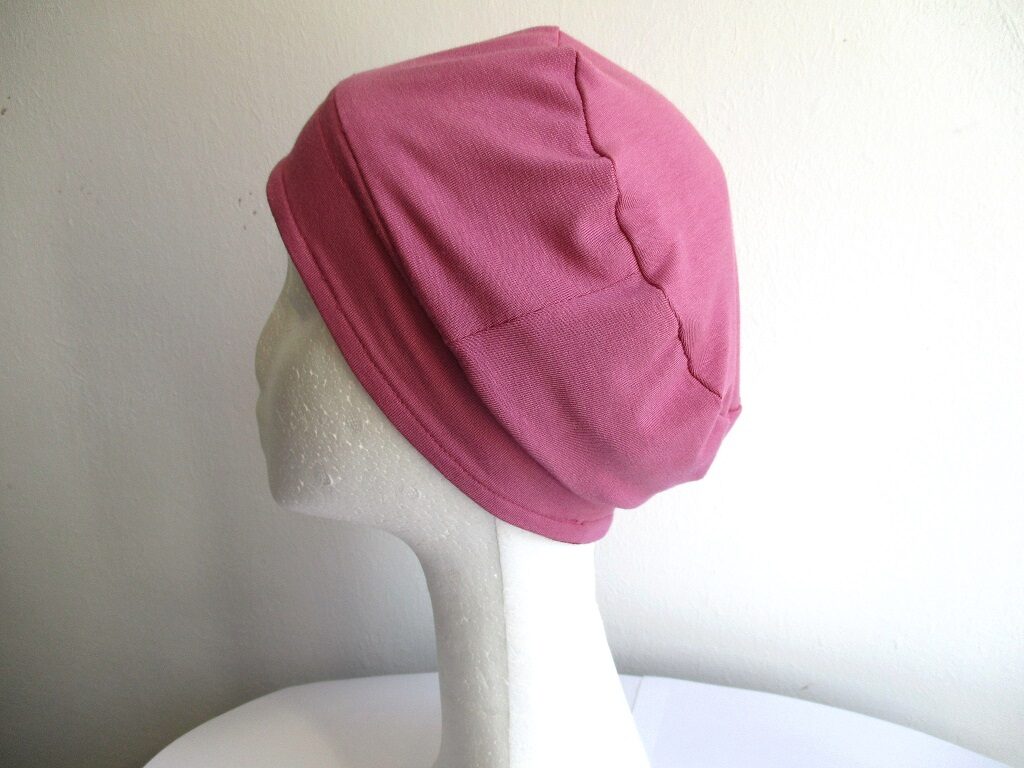 turban-style hat 2 pcs set/  reversible jersey hat and headband, sewing pattern PDF (6 sizes) + photo tutorial, for woman and girl