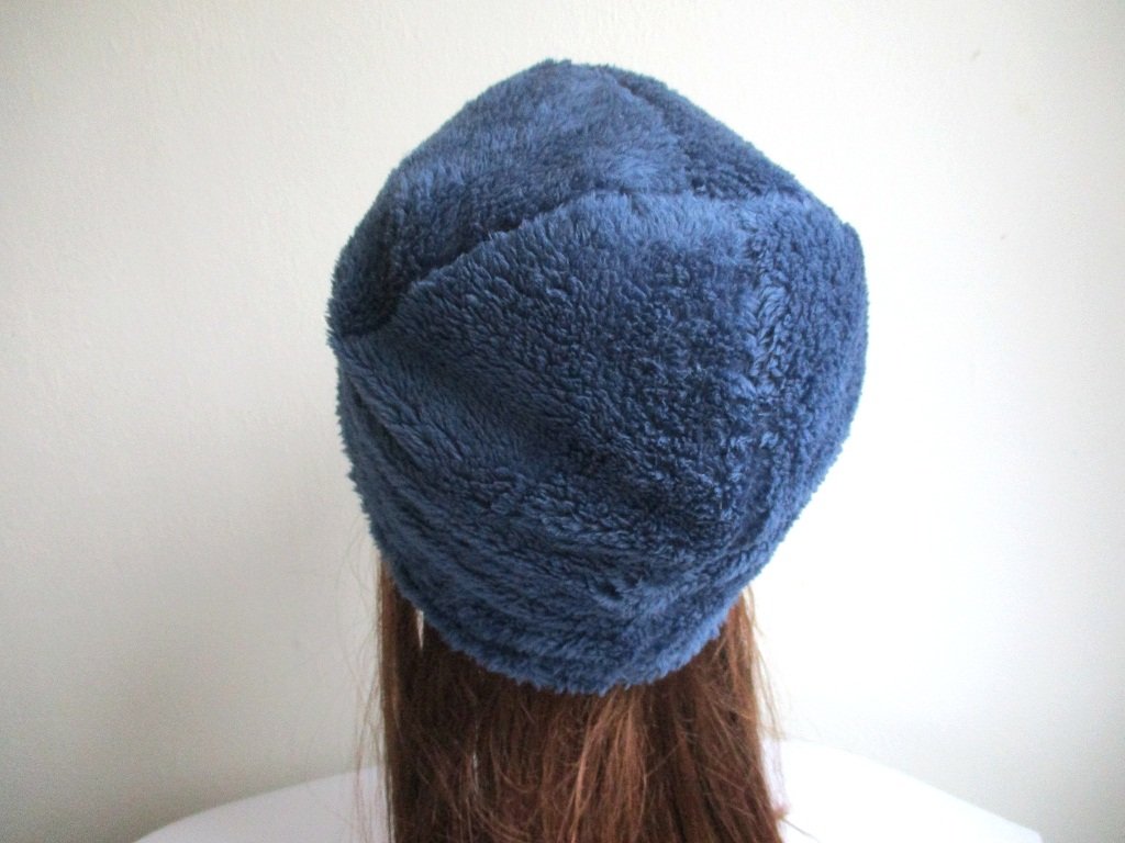 winter jersey-lined minky fleece slouchy visor beanie, newsboy chemo cancer hat, pdf sewing pattern and photo tutorial, adult to baby (10 sizes)