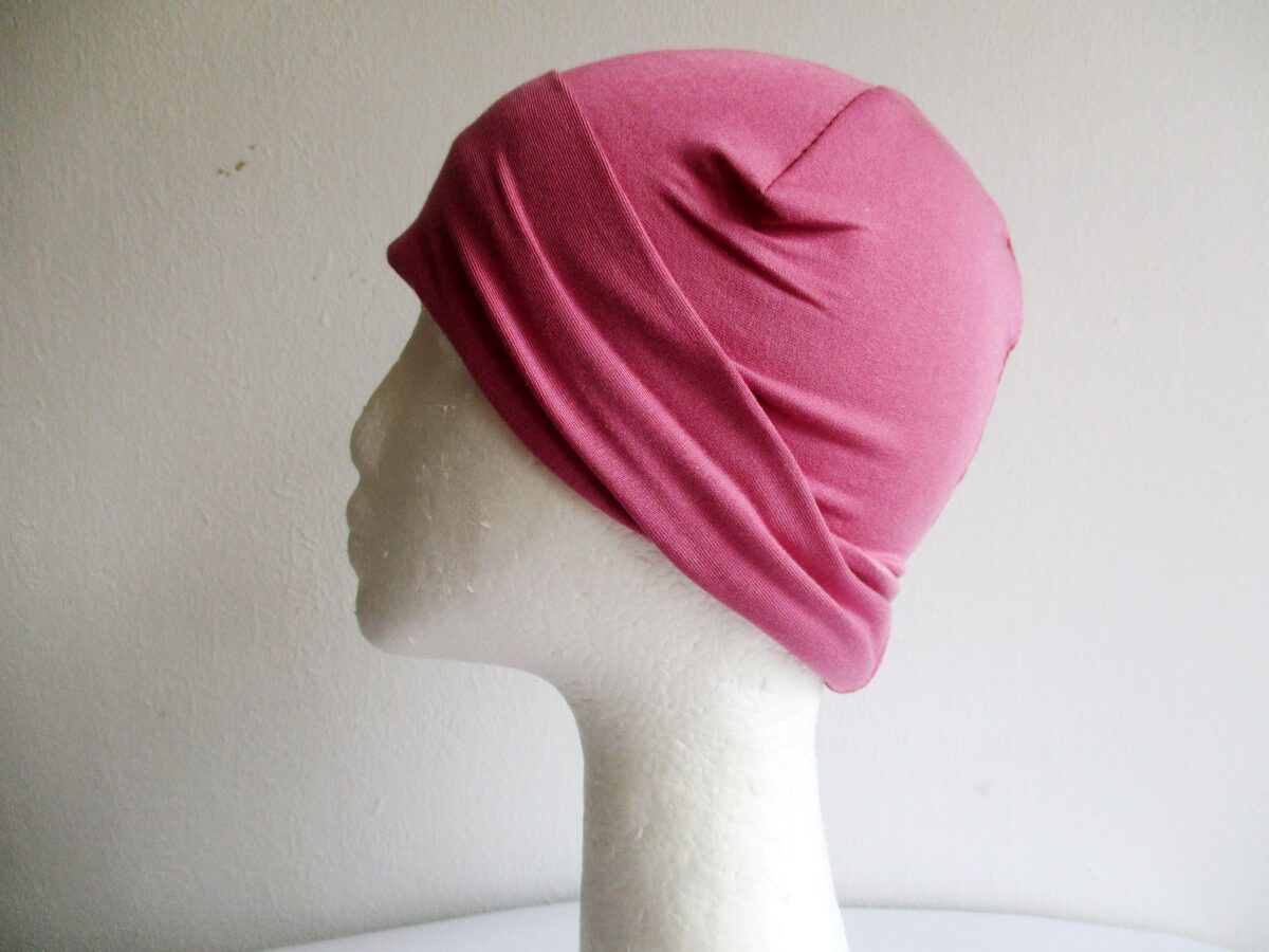 Chemo Baseball Cap And Jersey Beanie Hat, PDF Sewing Pattern, Photo Tutorial. For Woman And Girl. 