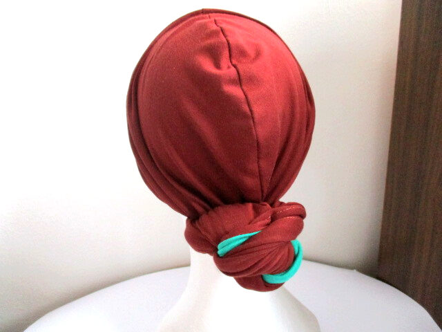 twisted or knotted reversible jersey turban/ 2 in 1 hat/ sewing pattern PDF + photo tutorial/ for woman and child, (7 sizes)